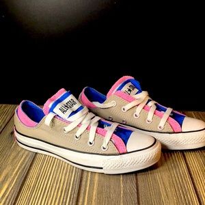 Converse Double-upper Gray and Pink Sneakers